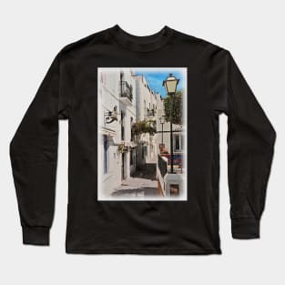 A Street in Mojácar Pueblo Long Sleeve T-Shirt